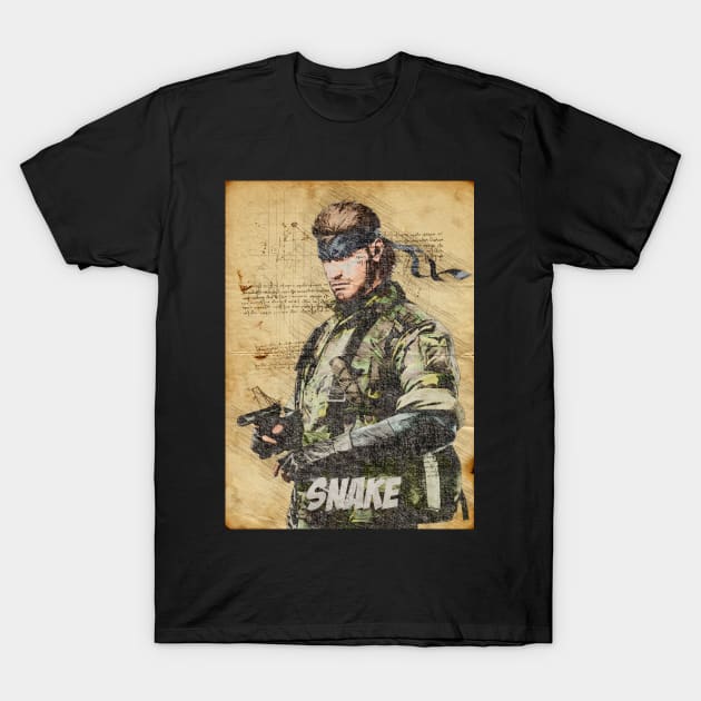 Snake T-Shirt by Durro